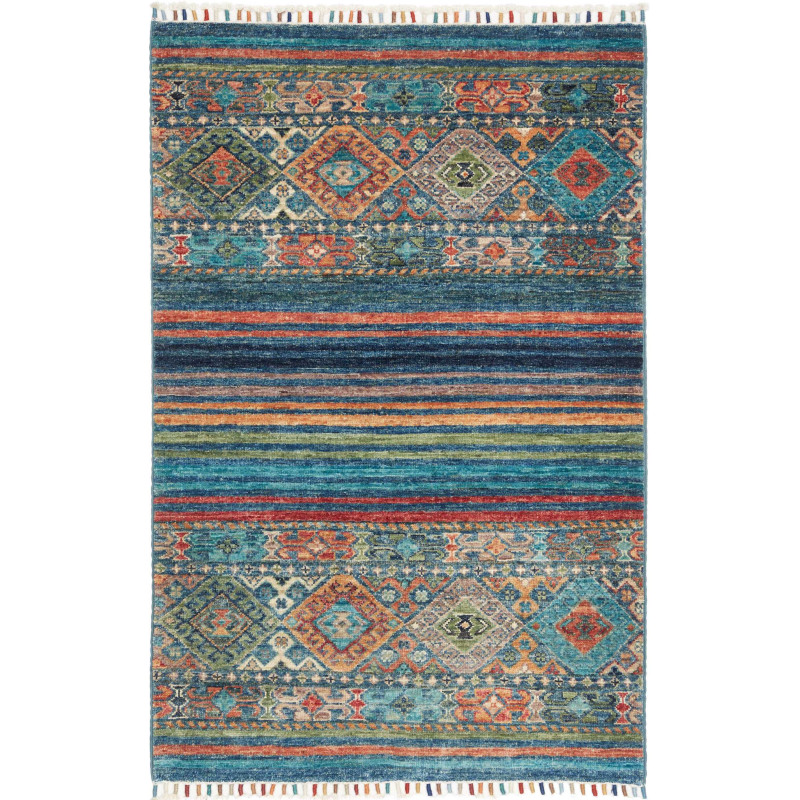 Tappeto Originale Rubin Pakistan 77x122 Blu Ara