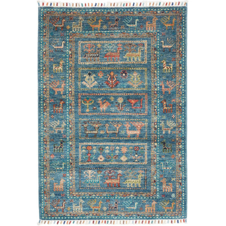 Tappeto Originale Rubin Pakistan 83x120 Blu Pet