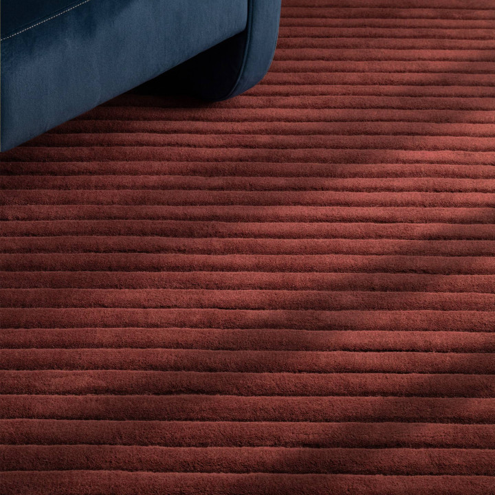 Rug Linie geometric red 160x230 cm