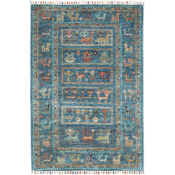 Tappeto Originale Rubin Pakistan 81x123 Blu Pet