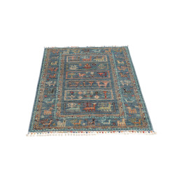 Tappeto Originale Rubin Pakistan 81x123 Blu Pet