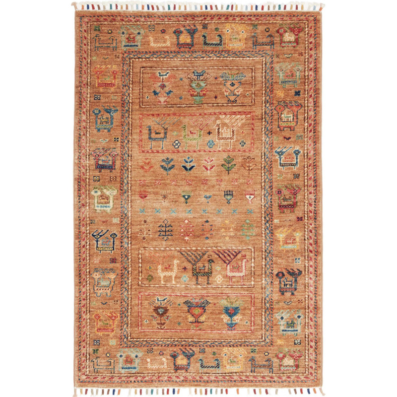Tappeto Originale Rubin Pakistan 81x123 Marrone