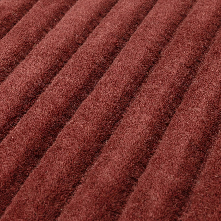 Rug Linie geometric dark red 200x290 cm