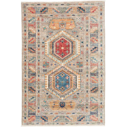 Hand Made Rug Kazak Fine Pakistan 82x123 Grey R
