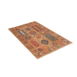 Hand Made Rug Tribal Pakistan 81x128 Brown Blue