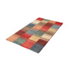 Tappeto Originale Mosaic Pakistan 89x149 Rosso