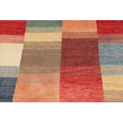 Tappeto Originale Mosaic Pakistan 89x149 Rosso