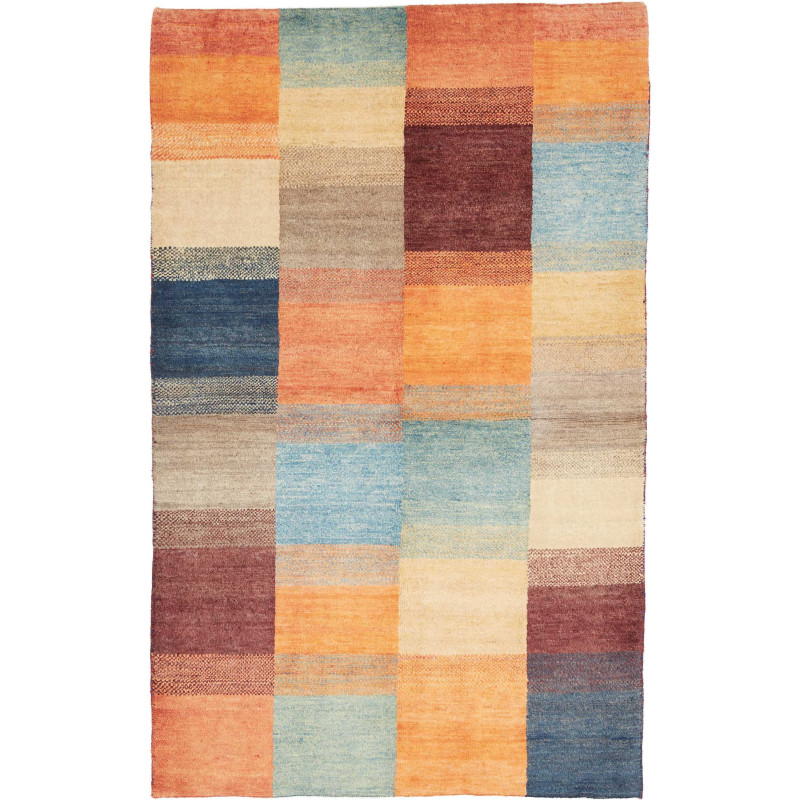 Tappeto Originale Mosaic Pakistan 94x149 Aranci