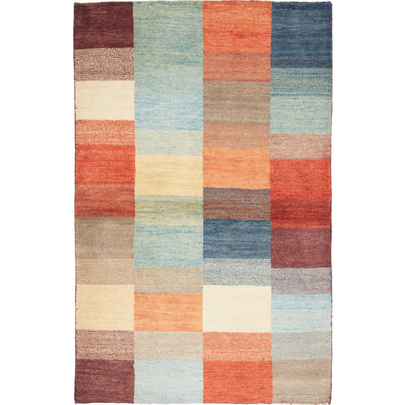 Tappeto Originale Mosaic Pakistan 97x150 Blu Ar