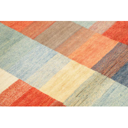 Tappeto Originale Mosaic Pakistan 97x150 Blu Ar