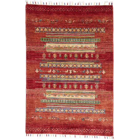Tappeto Originale Siva Pakistan 102x150 Rosso T
