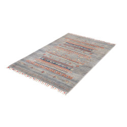 Tappeto Originale Siva Pakistan 103x152 Blu Gri