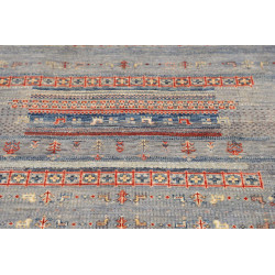 Tappeto Originale Siva Pakistan 103x152 Blu Gri