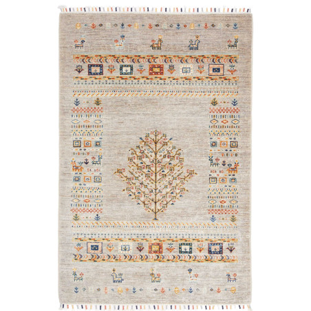 Tappeto Originale Siva Pakistan 103x149 Grigio