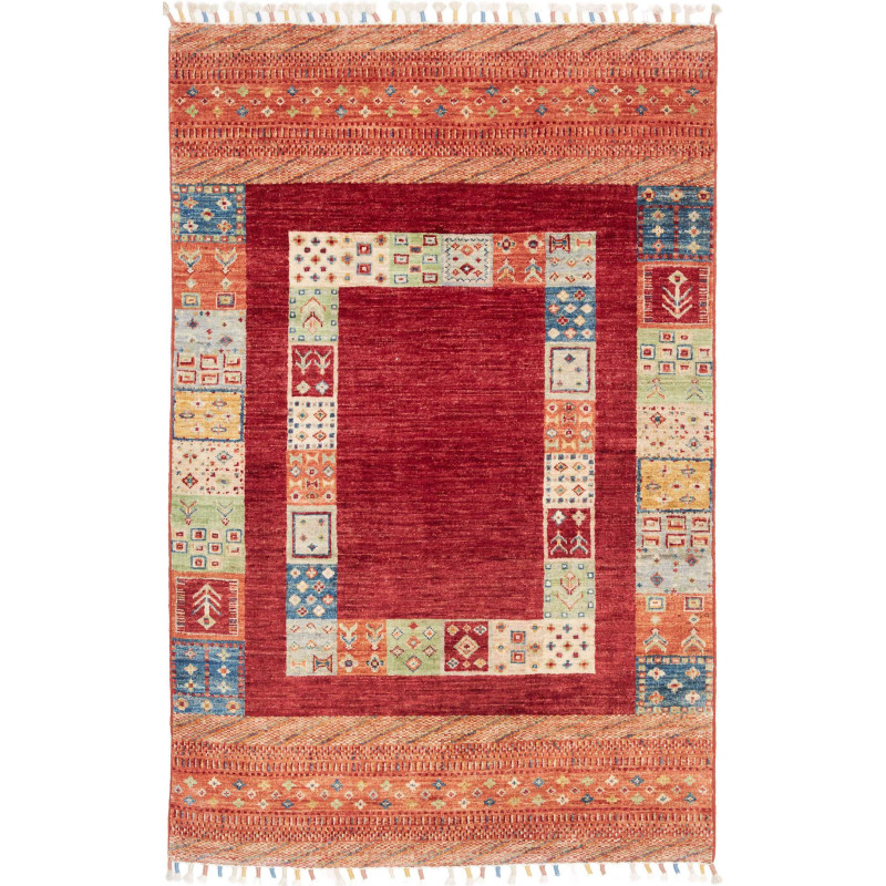 Tappeto Originale Siva Pakistan 100x151 Rosso M