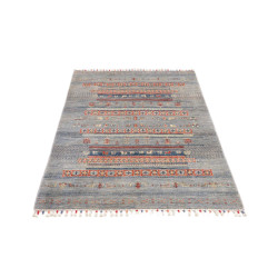 Tappeto Originale Siva Pakistan 103x158 Blu Gri