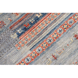 Tappeto Originale Siva Pakistan 103x158 Blu Gri