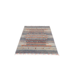 Tappeto Originale Siva Pakistan 106x148 Blu Gri