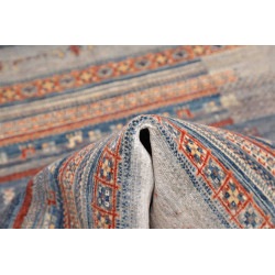Tappeto Originale Siva Pakistan 106x148 Blu Gri