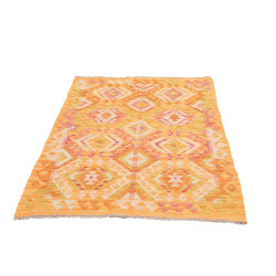 Kilim 96x142 Cm Kilim, Afghanistan, Lana Cardata A Mano