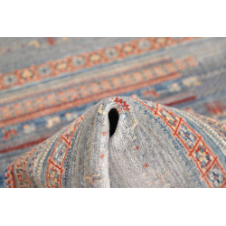 Tappeto Originale Siva Pakistan 101x146 Blu Gri