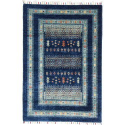 Tappeto Originale Siva Pakistan 102x150 Blu Nav