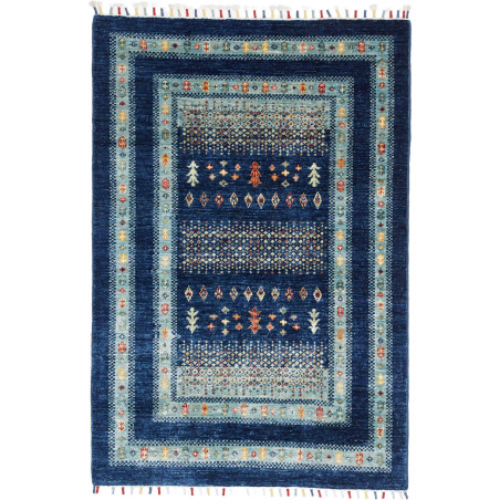Tappeto Originale Siva Pakistan 102x150 Blu Nav