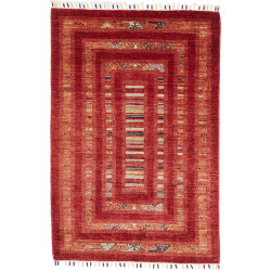 Tappeto Originale Siva Pakistan 99x148 Rosso Te