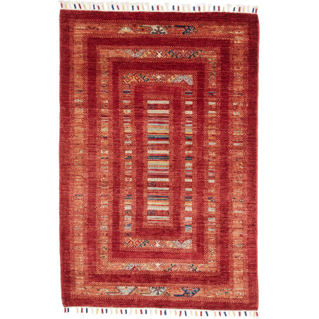 Tappeto Originale Siva Pakistan 99x148 Rosso Te