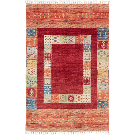 Tappeto Originale Siva Pakistan 101x153 Rosso B