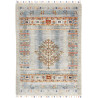 Tappeto Originale Siva Pakistan 104x143 Blu Gri