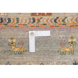Tappeto Originale Siva Pakistan 104x143 Blu Gri