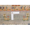 Tappeto Originale Siva Pakistan 104x143 Blu Gri