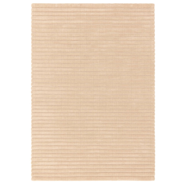 Rug Linie plain beige taupe 120x170 cm
