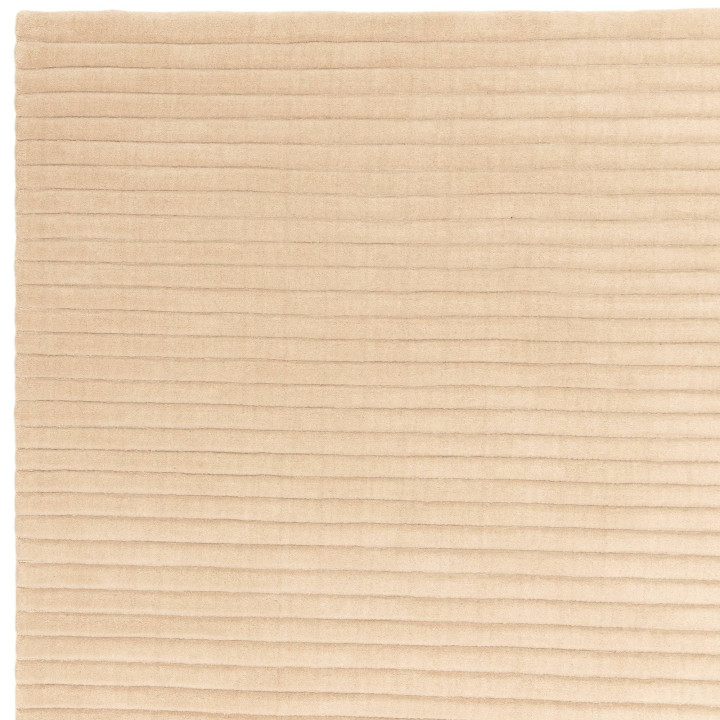 Rug Linie plain beige taupe 120x170 cm
