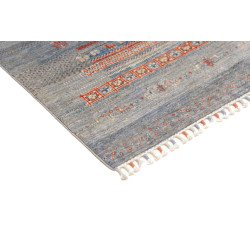 Tappeto Originale Siva Pakistan 103x147 Blu Gri