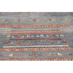 Tappeto Originale Siva Pakistan 103x147 Blu Gri