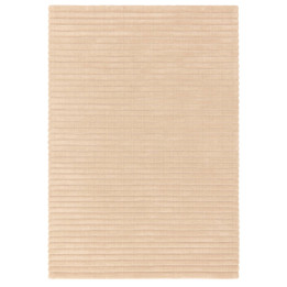 Rug Linie plain beige sand 200x290 cm