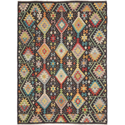 Tappeto Originale Kilim Afghanistan 177x241 Gri