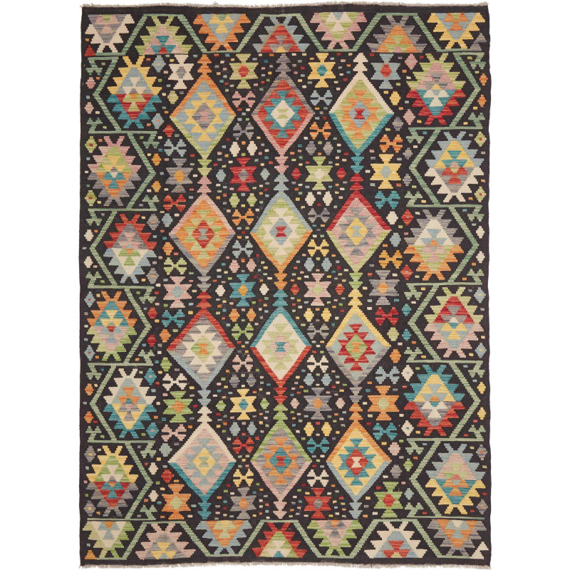 Tappeto Originale Kilim Afghanistan 177x241 Gri