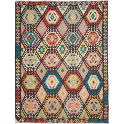 Tappeto Originale Kilim Afghanistan 183x238 Gri