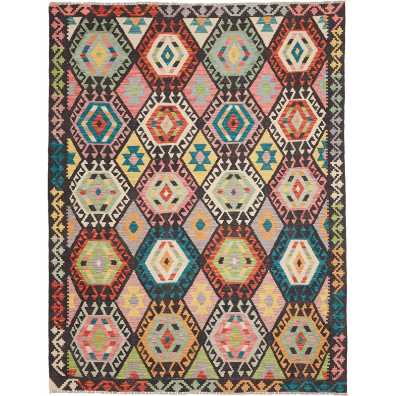 Tappeto Originale Kilim Afghanistan 183x238 Gri