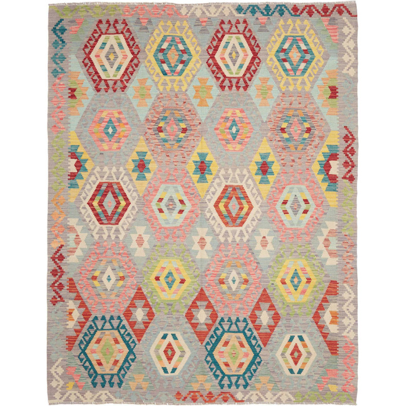 Tappeto Originale Kilim Afghanistan 189x237 Blu