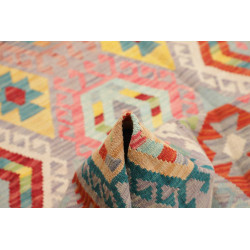Tappeto Originale Kilim Afghanistan 189x237 Blu