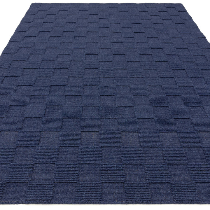 Rug Mercer geometric blue 120x170 cm