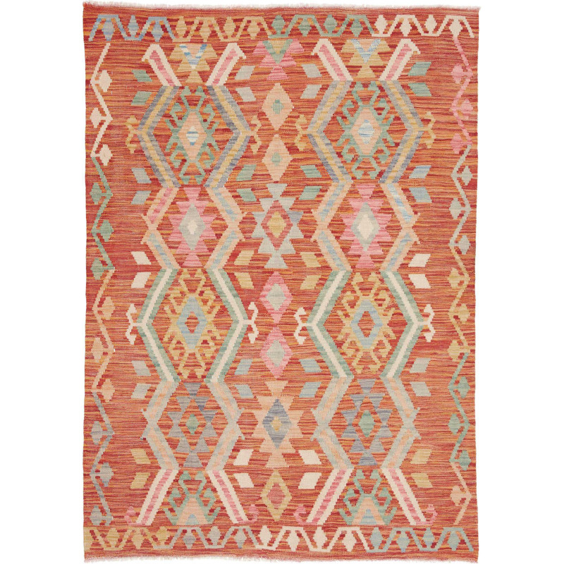 Hand Made Rug Kilim Afghanistan 129x180 Terraco