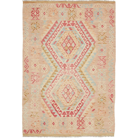 Hand Made Rug Kilim Afghanistan 128x186 Pinkish