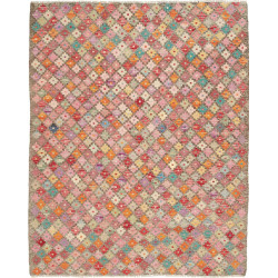 Hand Made Rug Kilim Afghanistan 132x163 Pink Mu