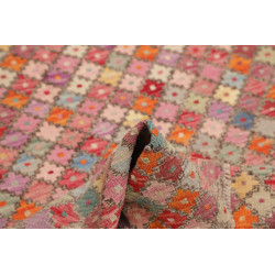 Hand Made Rug Kilim Afghanistan 132x163 Pink Mu