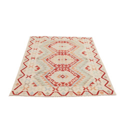 Hand Made Rug Kilim Afghanistan 122x179 Cream T